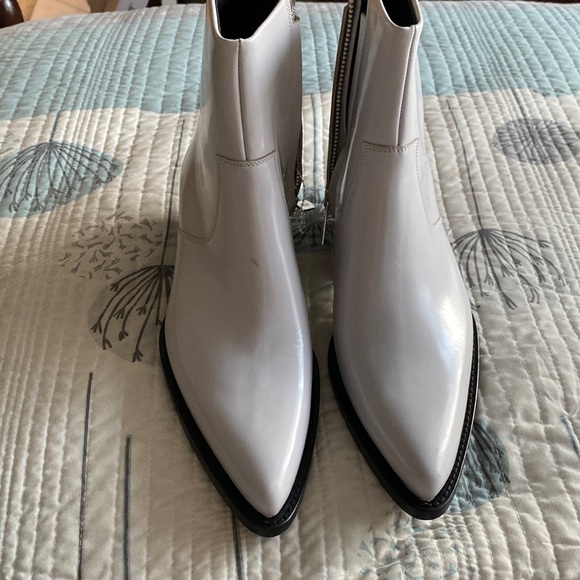 Calvin Klein Leather Western Boots - Picture 2 of 9